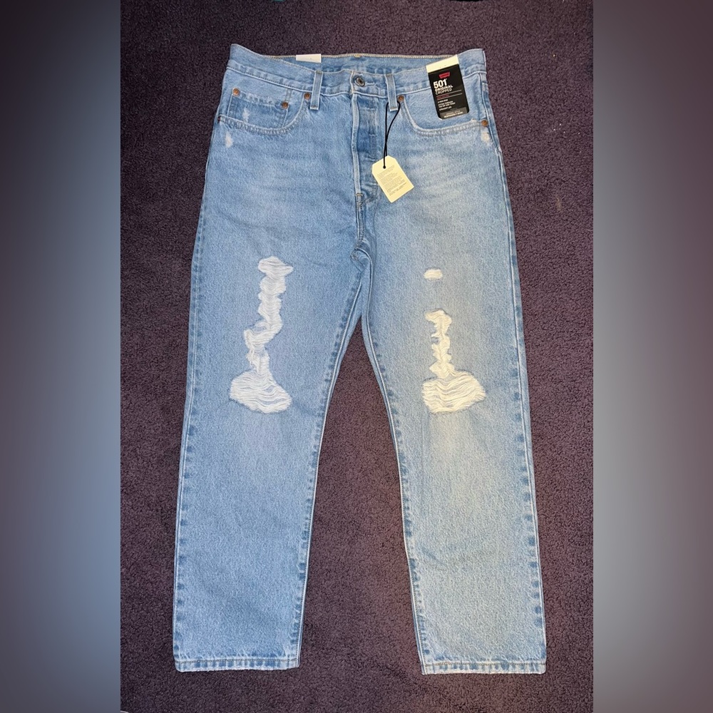 Women’s Levi’s 501 Original Cropped High Rise Jeans